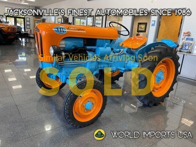 1962 LAMBORGHINI TRACTOR 1R TRACTOR - (COLLECTOR SERIES) 1962 LAMBORGHINI TRACTOR 1R TRACTOR - (COLLECTOR SERIES)