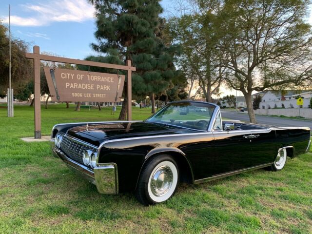 1962 Lincoln Continental Convertible Blk/Blk 1962 Lincoln Continental