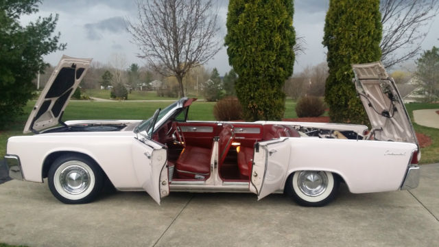 1962 Lincoln Continental Convertible RARE RARE Teaberry Color Code 1962 Lincoln Continental continental
