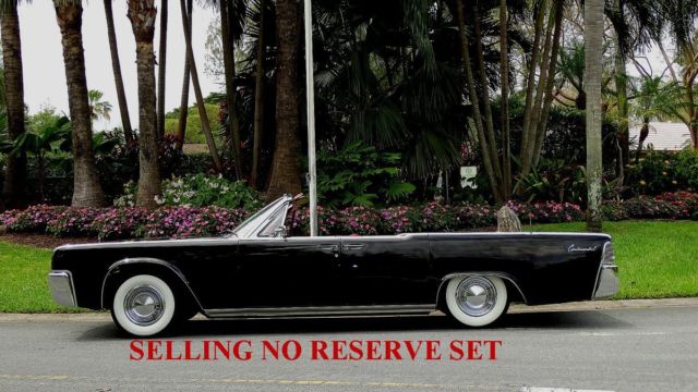 1962 LINCOLN CONTINENTAL CONVERTIBLE SUICIDE DOORS EXCELLENT CONDITION NO RESERV 1962 Lincoln Continental LEATHER