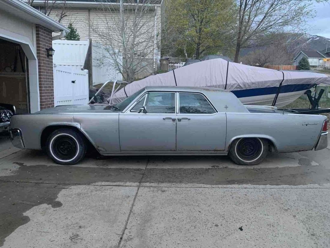 1962 Lincoln Continental Sedan Grey RWD Automatic 1962 Lincoln Continental