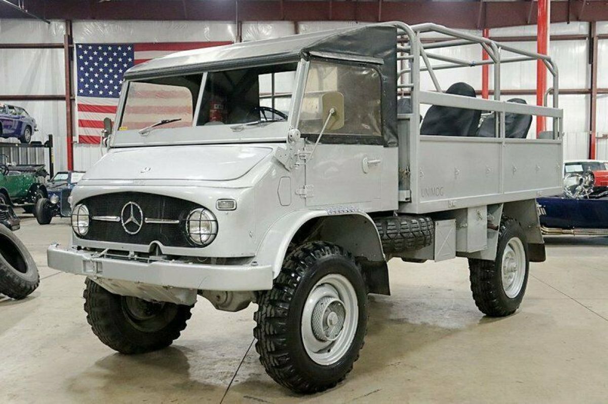 1962 Mercedes-Benz Unimog 404S 6533 Miles Silver SUV Inline-6 Manual 1962 Mercedes-Benz Unimog 404S