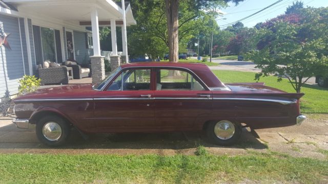 1962 Mercury Comet 4 Door Automatic Burgundy 1962 Mercury Comet
