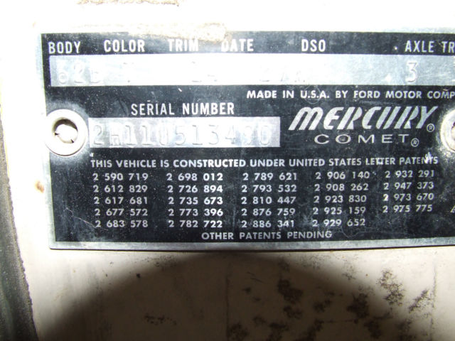 1962 Mercury Comet Custom - photo 7