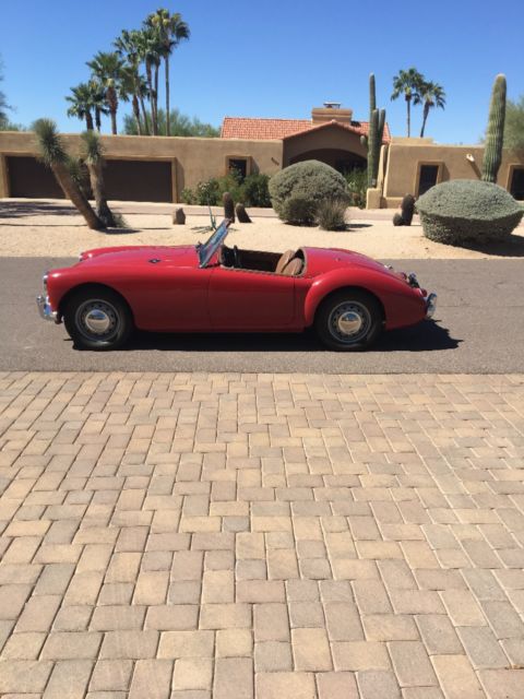 1962 MG MGA1600 Mark II Convertible Red Fully Restored in 1996 14,913 mi 1962 MG MGA Red