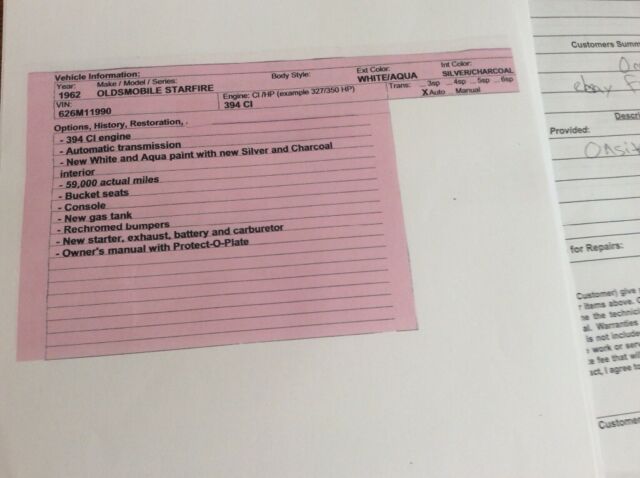 1962 Oldsmobile Starfire - photo 8