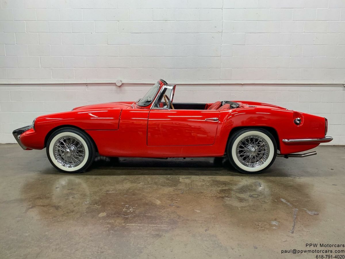 1962 Other Makes Sabra Sport Roadster 804 Miles Red Roadster 1703cc Inline-4 Man 1962 Other Makes Sabra Sport Roadster