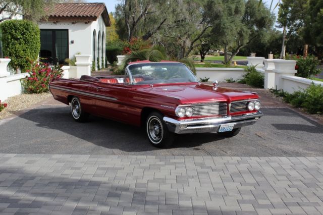 1962 Pontiac Bonneville Convertible Restored 8 Lug Wheels 1962 Pontiac Bonneville Convertible
