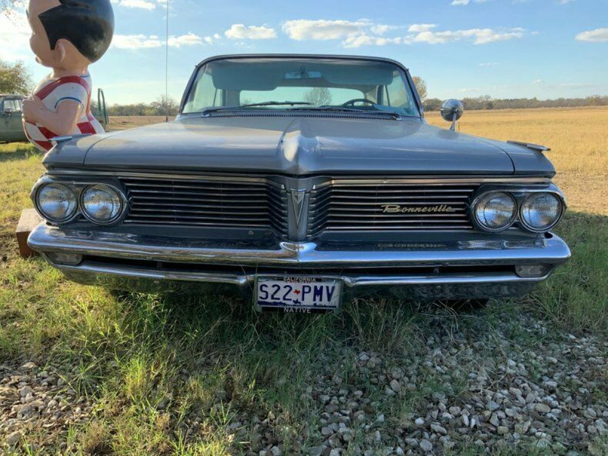 1962 Pontiac Bonneville PROJECT 2dr hardtop PS PB 389 8 lug wheels - photo 8