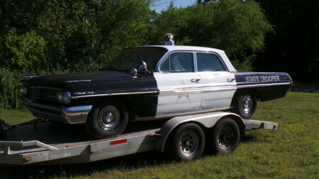 1962 PONTIAC STAR CHIEF HIGHWAY PATROL CAR, POLICE CAR, SOLID TEXAS CAR 1962 Pontiac Other POLICE CAR