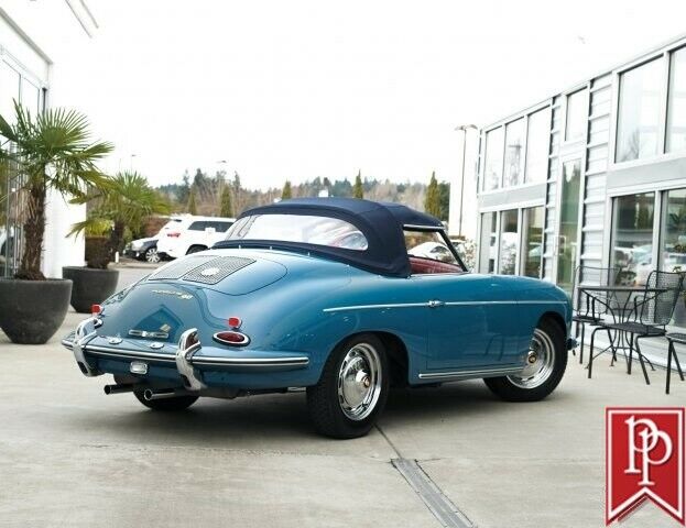 1962 Porsche 356 B Twin Grille Roadster 50750 Miles Oslo Blue 1962 Porsche 356 B Twin Grille Roadster