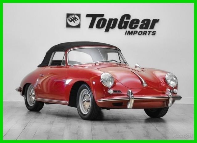 1962 Porsche 356 Cabriolet Matching Numbers Restored New Top 1962 Porsche 911 356 Cabriolet