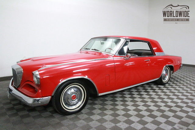 1962 Red GRAN TURISMO. RARE. FRAME OFF RESTORED!! 1962 Studebaker GT HAWK GRAN TURISMO. RARE. FRAME OFF RESTORED!
