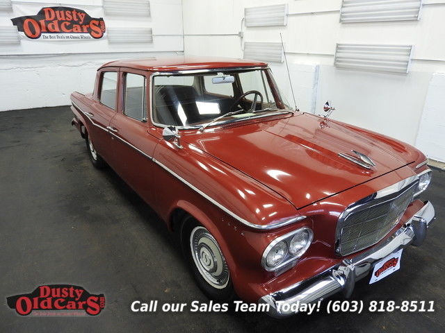 1962 Red Runs Drives Body Inter 170I6 3 spd auto! 1962 Studebaker Lark Runs Drives Body Inter 170I6 3 spd auto