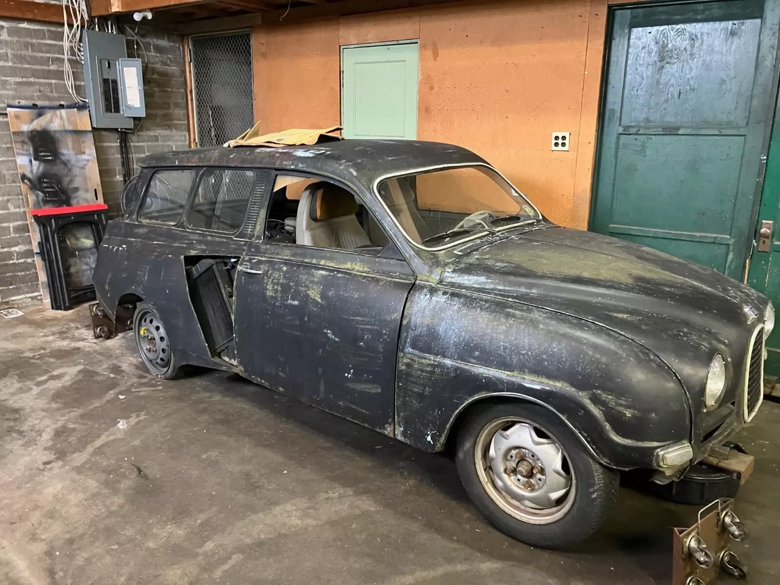 1962 Saab 95 Wagon Rear Wheel Drive