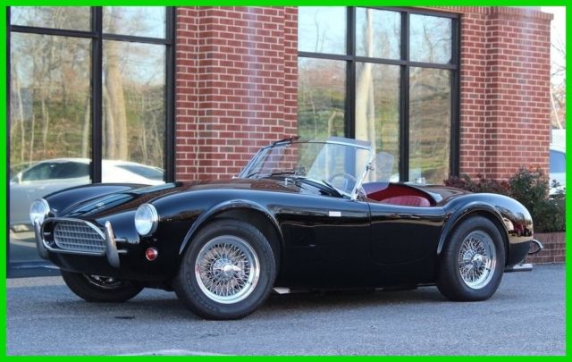 1962 Shelby Cobra Continuation 50th Anniversary 1962 Shelby Cobra Shelby Cobra Continuation 50th Anniversary
