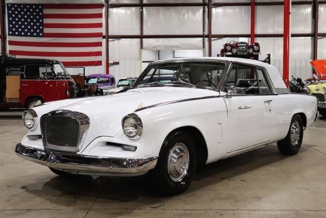 1962 Studebaker Hawk GT 26434 Miles Ermine White Coupe V8 Automatic 1962 Studebaker Hawk GT
