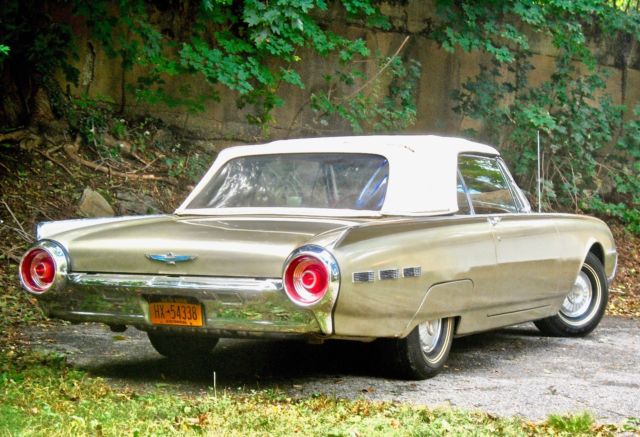 1962 T-Bird CONVERTIBLE. 42K Miles. Original Top was never down. EXTRAORDINARY 1962 Ford Thunderbird Red Leather