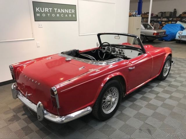 1962 Triumph TR4 4-SPEED. 48-SPOKE WIRE WHEELS - photo 3