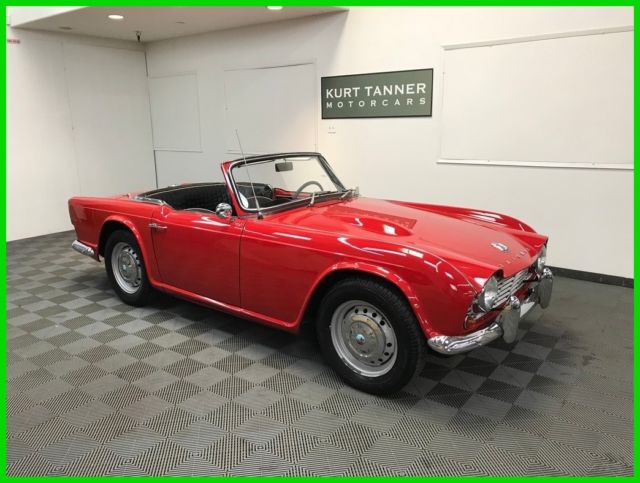 1962 TRIUMPH TR-4. EARLY PRODUCTION. EXCELLENT OLDER RESTORATION. DRIVES SUPERB. 1962 Triumph TR4 4 SPEED OVERDRIVE GEARBOX