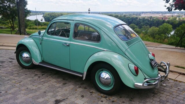 1962 Volkswagen Beetle - Runs like new! Turquoise - 6 volt 1962 Volkswagen Beetle - Classic Refurbished in 2004