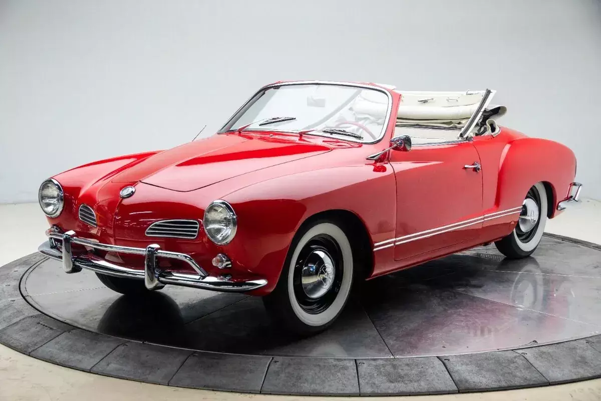 1962 Volkswagen Karmann Ghia V8 1.6L Manual Coupe Red 1962 Volkswagen Karmann Ghia