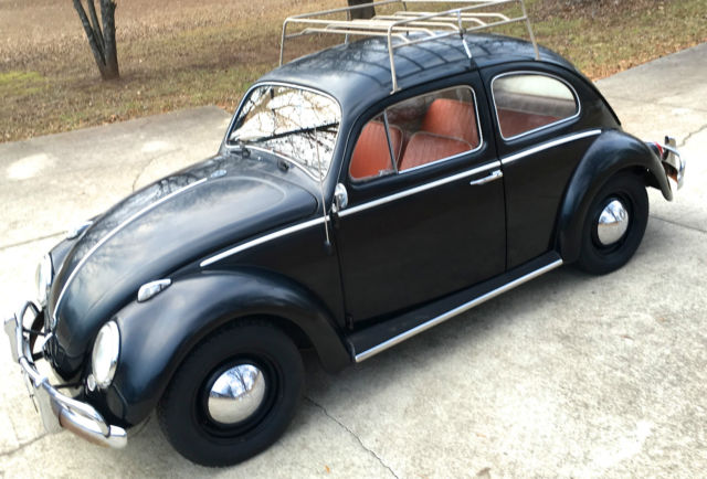 1962 VW Beetle, Wolfsburg, Bug, Very Original, Unrestored 1962 Volkswagen Beetle - Classic Deluxe Sedan