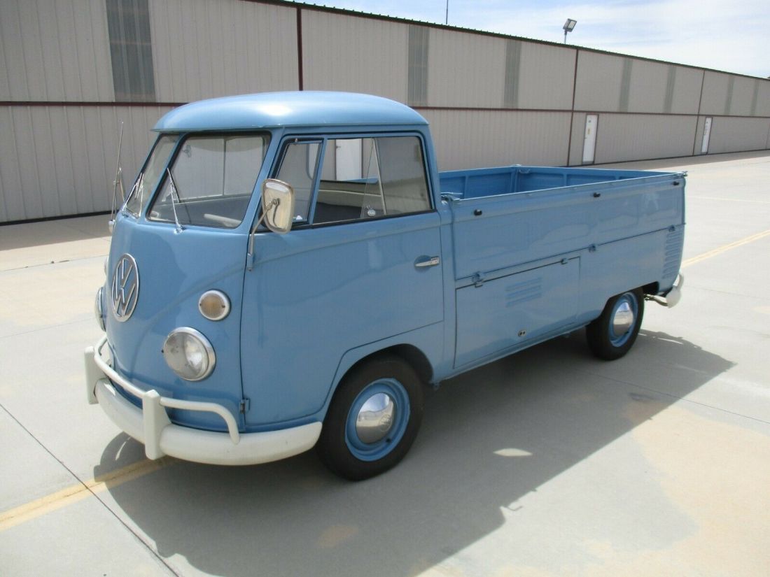 1962 VW Single Cab Pickup, Dual Treasure Chests, Solid CA Bus,Type 2 Transporter 1962 Volkswagen Bus/Vanagon