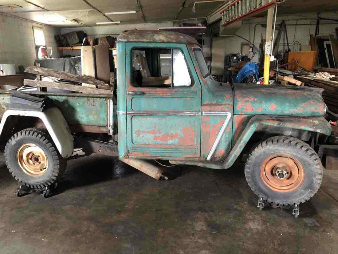 1962 Willys truck Pickup Green 4WD Manual 1962 Willys truck