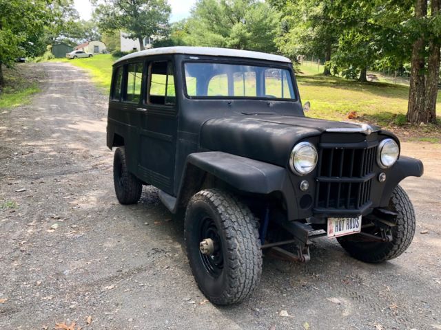 1962 Willys Wagon 4x4 RAT ROD STOCK FLATHEAD CLASSIC RARE RUNS 58K BARN FIND NY 1962 Willys 439 4X4 WAGON CUSTOM CLASSIC