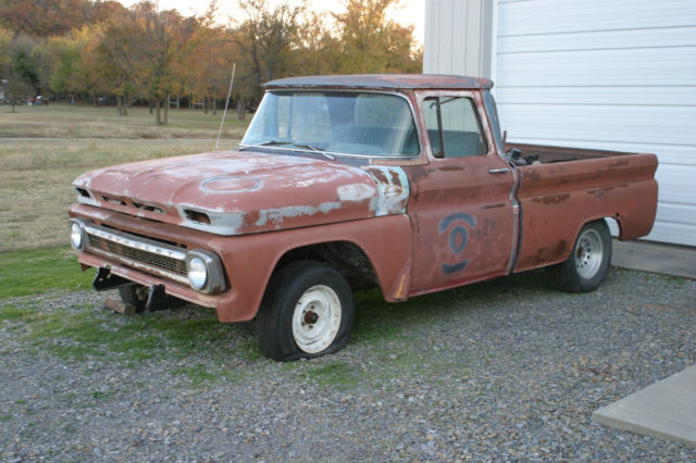 1963 1965 Chevrolet C10 Fleetside Pickup Truck Big Back Glass Short Bed Rat Rod 1963 Chevrolet C-10 2 door truck