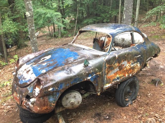 1963 356 T6 Coupe White/Red Vinyl Rough Missing Parts Good VIN Stamping TITLE! 1963 Porsche 356 356B Twin Grille Porsche