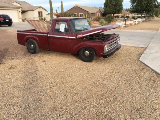 1963 63 f100 custom short bed styleside crown vic victoria 07 modern arizona p71 1963 Ford F-100