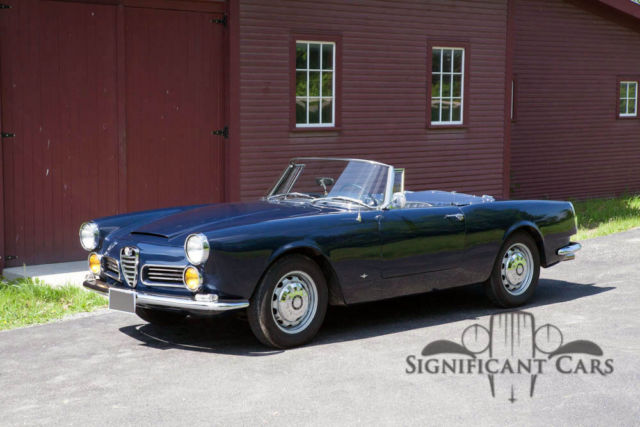 1963 Alfa Romeo Spider 2600 Spider