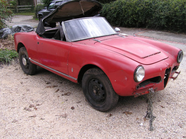 1963 Alfa Romeo Giulia 1600 Spider Normale 1963 Alfa Romeo Spider