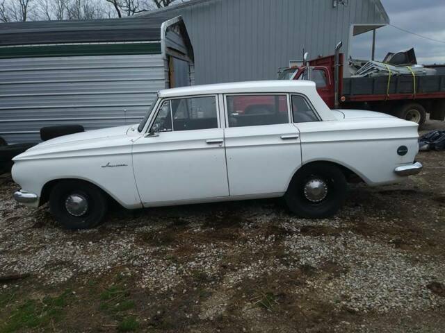 1963 American Rambler 4 Door Flathead 6 with Three on the Column. 1963 AMC American Rambler