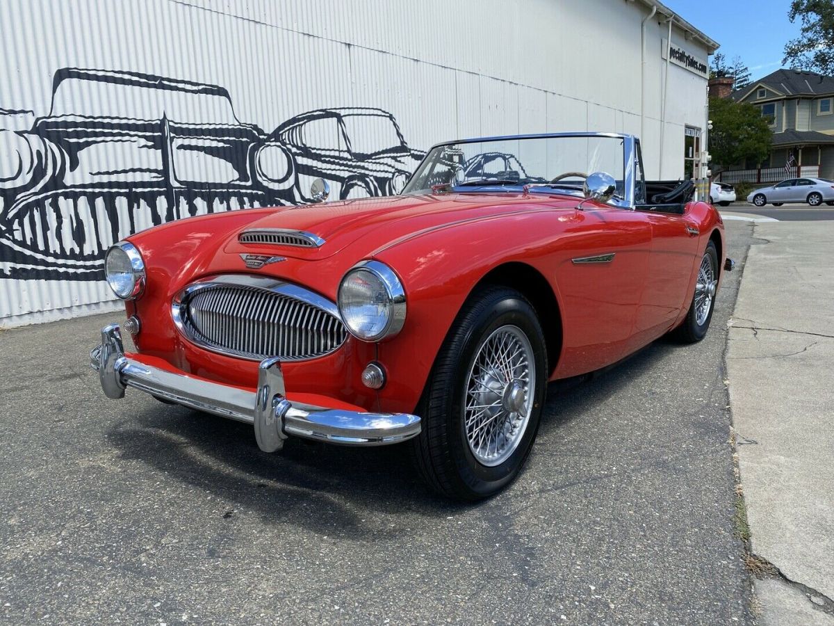 1963 Austin Healey 3000 3340 Miles Red Convertible 1963 Austin Healey 3000