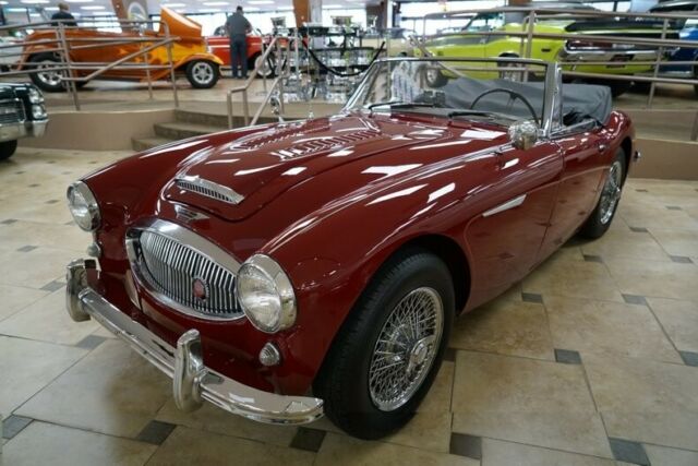 1963 Austin-Healey 3000 Mk II 9999 Miles Tartan Red 1963 Austin Healey 3000 Mk II
