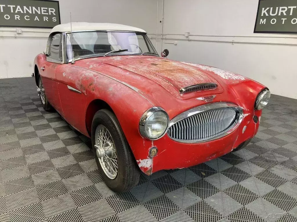 1963 AUSTIN HEALEY 3000 MK2 BJ-7. 4-SPEED OVERDRIVE. BLACK PLATE CALIFORNIA CAR 1963 Austin Healey 3000 1963 AUSTIN HEALEY 3000 MK2 BJ-7