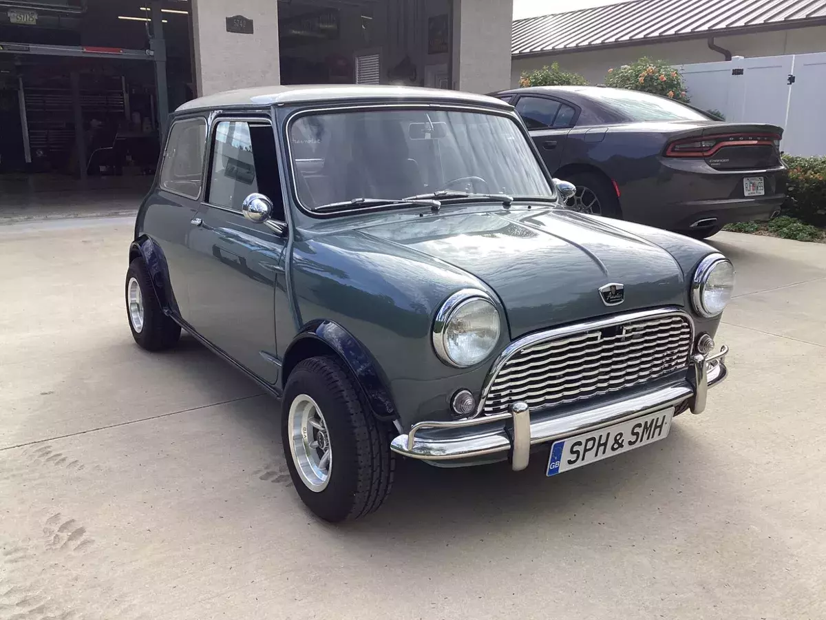 1963 Austin Mini MK1 grey 1275 engine manual transmission better then new 1963 Austin Mini Cooper