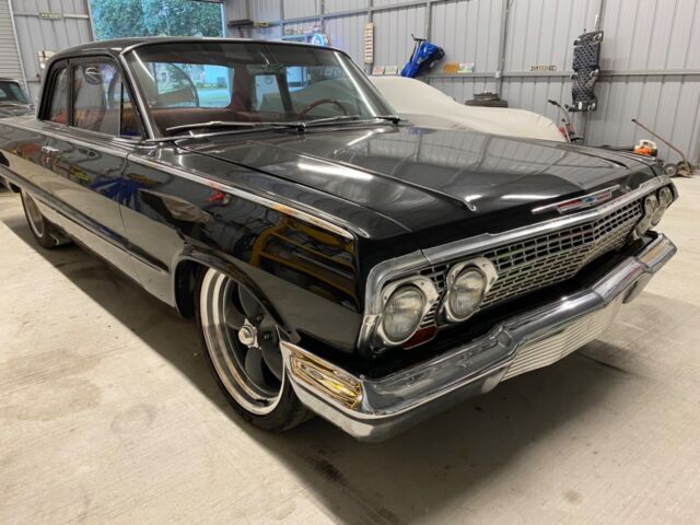 1963 BISCAYNE LS SWAP OVERDRIVE VINTAGE AIR DAKOTA DIGITAL HOT ROD PROJECT 1963 Chevrolet Impala