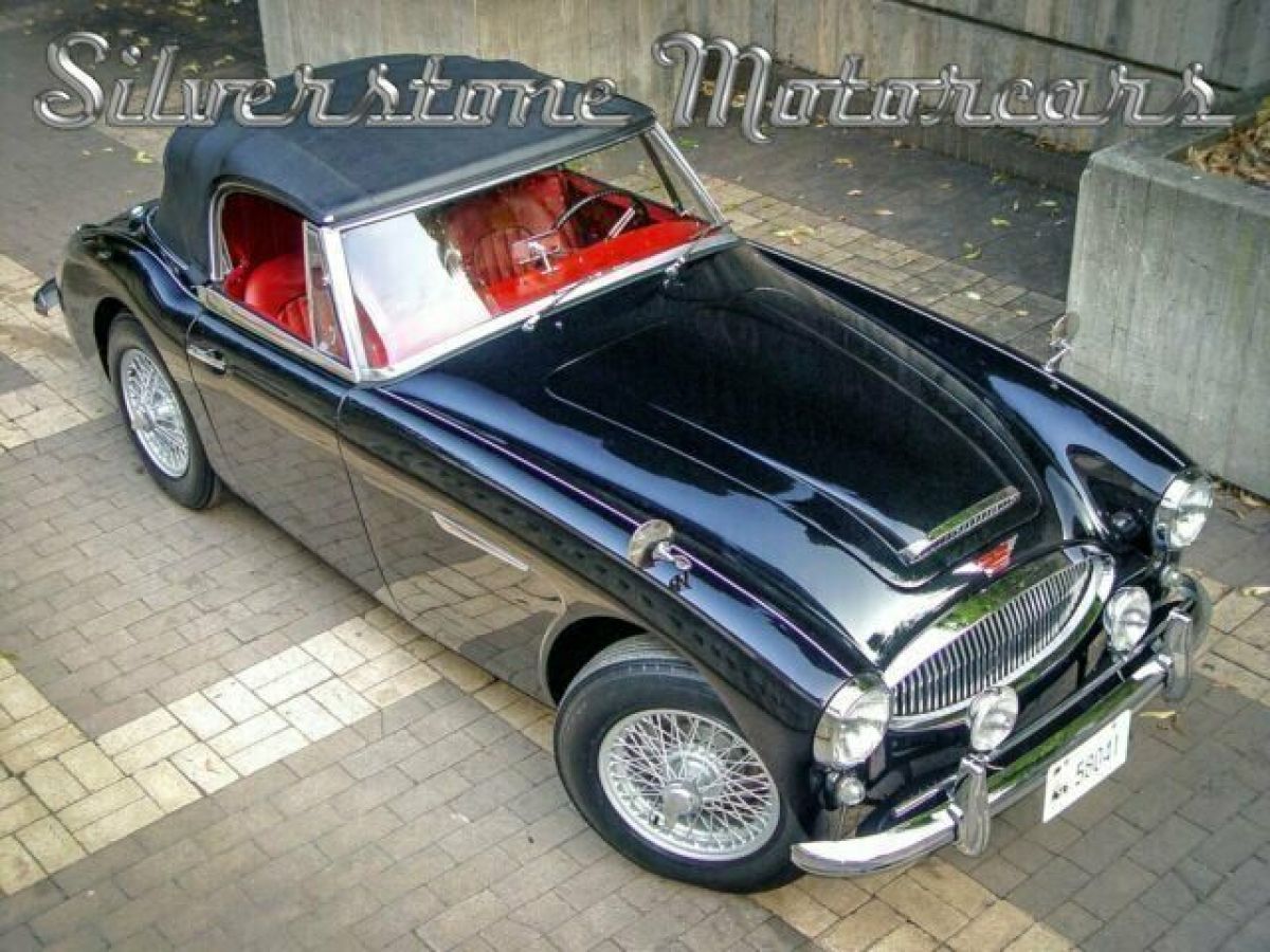 1963 Black 4 Speed Overdrive Totally Restored Show Car Stunning 1963 Austin Healey 3000