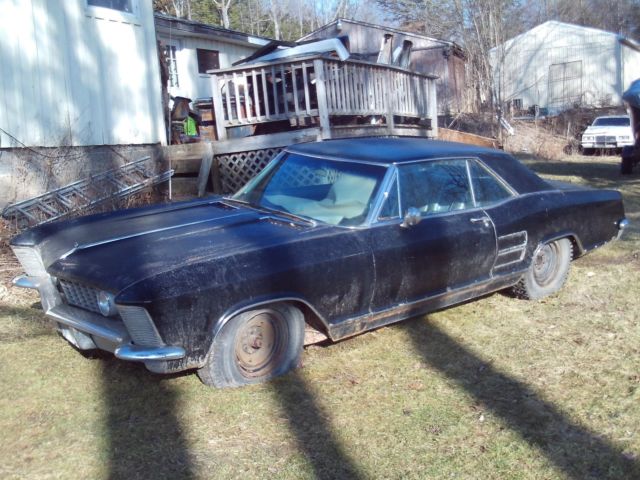 1963 Buick Riviera 2 Door Hardtop 445/401 wildcat nail head rough project parts 1963 Buick Riviera 2drht