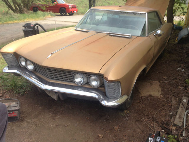 1963 Buick Riviera Og Paint/ Patina 425 Nailhead power everything GREAT PROJECT 1963 Buick Riviera