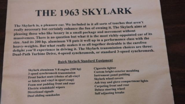 1963 Buick Skylark Luxury - photo 4