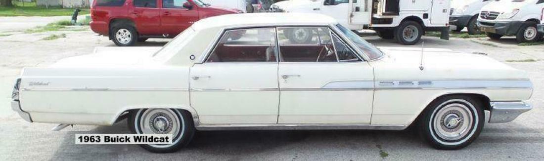 1963 Buick Wildcat Hardtop 401 engine automatic transmission 1963 Buick Wildcat