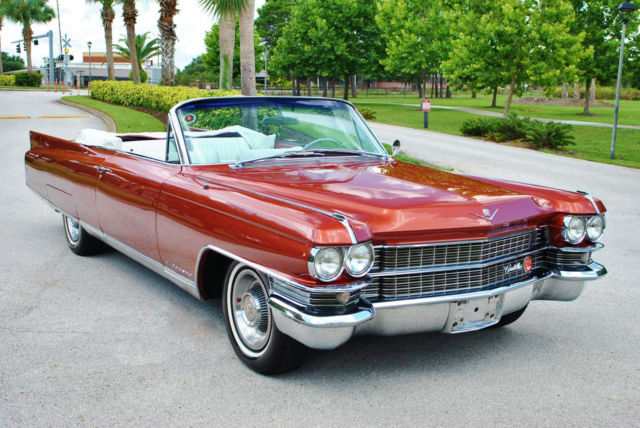 1963 cadillac eldorado convertible Air Conditioning,Leather Bucket Seats! 76ks. 1963 Cadillac Eldorado Simply mint Original Colors! Leather A/C!