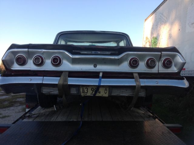 1963 Chevrolet 2 door hardtop runs and drives 283 w/ powerglide Chevy 1963 Chevrolet Impala
