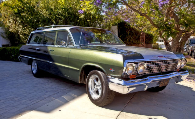 1963 Chevrolet Bel Air/150/210 6 seat passanger with fold down seat - photo 12