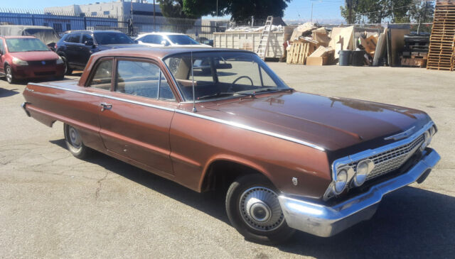 1963 Chevrolet Biscayne Very original un-molested . L6. 3 on the tree 2 door NR 1963 Chevrolet Impala